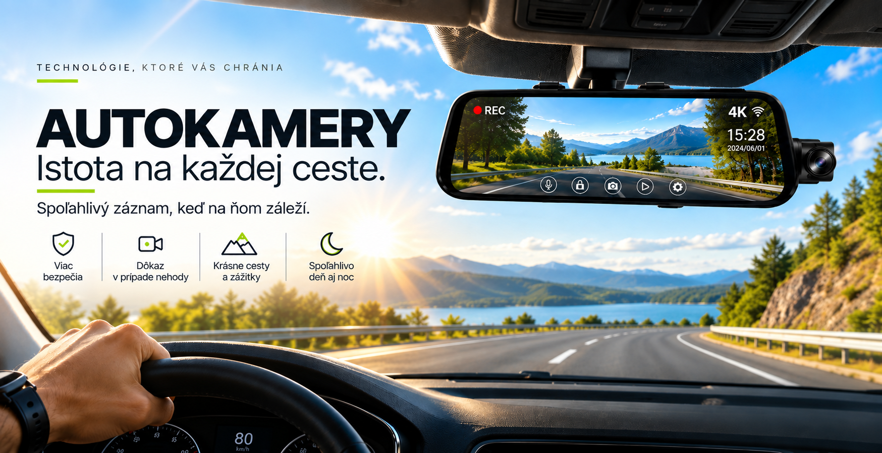 Autokamery - istota na každej ceste