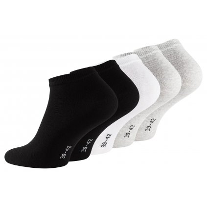 Ponožky unisex kotníčkové -  5 párů
