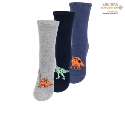 Ponožky chlapecké - DINO - 3 páry
