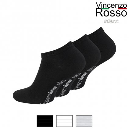 Ponožky pánské kotníčkové MILANO - 3 páry