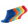 Ponožky unisex kotníčkové barevné - 5 párů