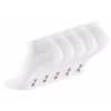 Ponožky unisex kotníčkové bílé - 5 párů