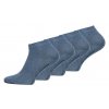 3+1 ZDARMA | 16 párů Ponožky pánské kotníčkové - modré
