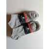 Ponožky unisex kotníčkové - šedé -  5 párů - vel.43/46