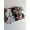 Ponožky unisex kotníčkové - šedé -  5 párů - vel.47/50