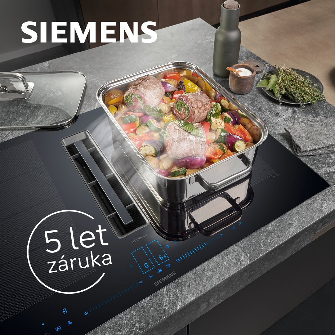 Prodloužená záruka na spotřebiče Siemens na 5 let