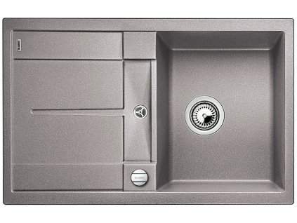 Blanco METRA 45 S F Silgranit aluminium oboustranné provedení s excentrem