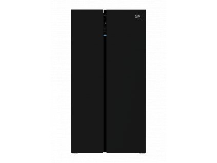 Beko, Luxusní americká chladnička v provedení z černého skla GN 163130 ZGB