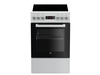Beko, Sporák s sklokeramickou deskou a multifunkční troubou s horkovzduchem FSM 57300 GW