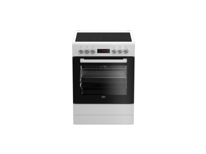 Beko, Sporák s sklokeramickou deskou a multifunkční troubou s horkovzduchem FSM 67320 GWS