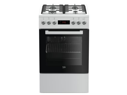 Beko, Multifunkční sporák s plynovou deskou a grilem – 60 cm FSE 52326 DWD
