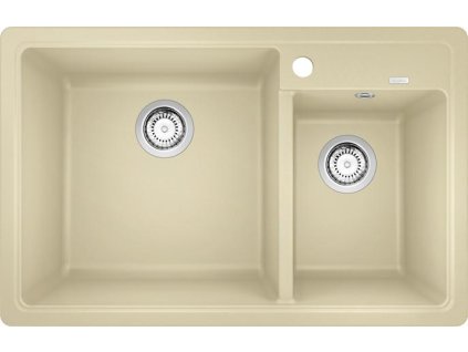 Blanco Legra 8 Silgranit béžová champagne, dřez vlevo