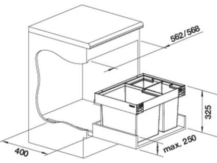 Blanco FLEXON II LOW XL 60/3