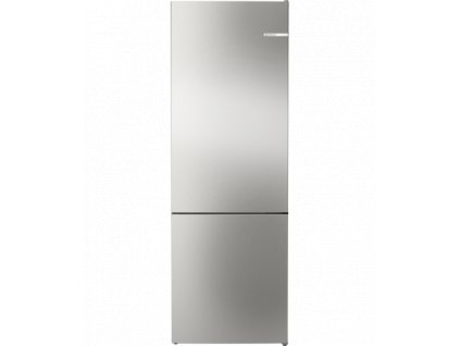 Serie 4 Volně stojící chladnička s mrazákem dole 203 x 70 cm Nerez (s povrchem proti otiskům prstů), KGN492IDF