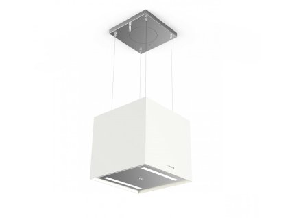 Ostrůvková digestoř SOFT CUBE BIANCO KOS F40