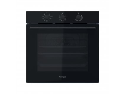 Vestavná elektrická trouba Whirlpool: černá barva, samočištění - OMK38HU0B