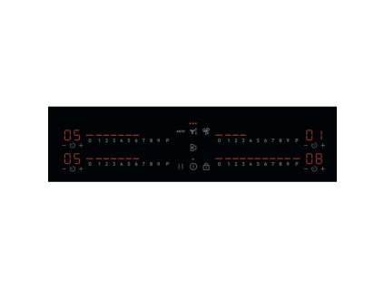 NCH74B01CB Varná deska indukční 80 cm Bridge s integrovaným odsavačem