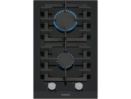 ER3A6BI40 iQ700 - Domino plynová varná deska - 30 cm - sklokeramika, černá
