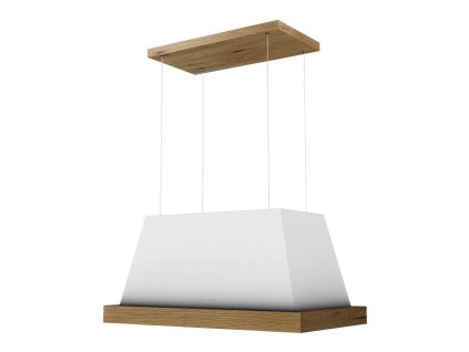 Ostrůvková digestoř THEA ISOLA EV8 WH MATT F80 bez rámu