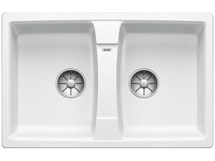 Blanco LEXA 8 InFino Silgranit bílá oboustranný bez excentru