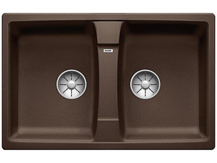 Blanco LEXA 8 InFino Silgranit káva oboustranný bez excentru