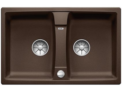 Blanco LEXA 8 InFino Silgranit káva oboustranný s excentrem