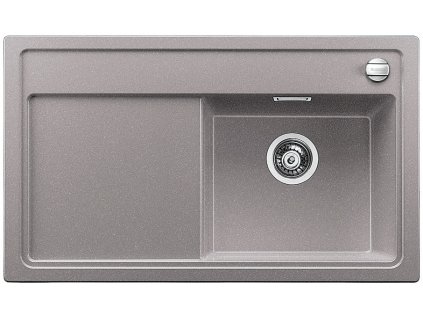 Blanco ZENAR 45 S-F Silgranit aluminium dřez vpravo s excentrem, přís. krájecí deska dřevo