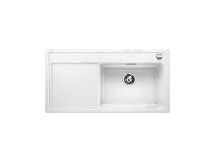 Blanco ZENAR XL 6 S-F Silgranit DFG. bílá dřez vpravo s excentrem kráj.deska sklo