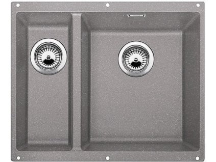 Blanco SUBLINE 340/160 U Silgranit aluminium s táhlem dřez vpravo