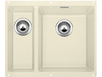 Blanco SUBLINE 340/160 U Silgranit jasmín s táhlem dřez vpravo