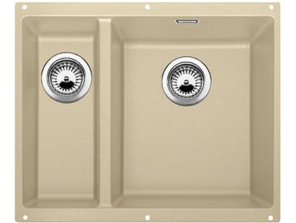 Blanco SUBLINE 340/160 U Silgranit béžová champagne s táhlem dřez vpravo