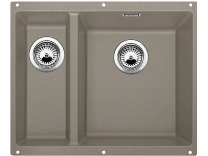Blanco SUBLINE 340/160 U Silgranit tartufo s táhlem dřez vpravo