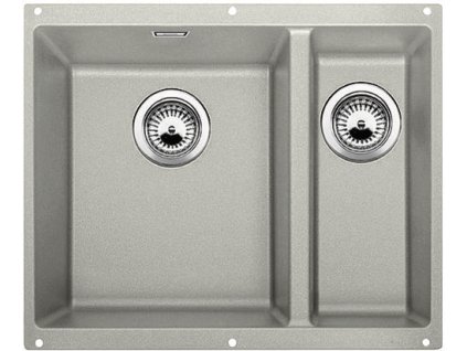 Blanco SUBLINE 340/160 U Silgranit perlově šedá s táhlem dřez vlevo