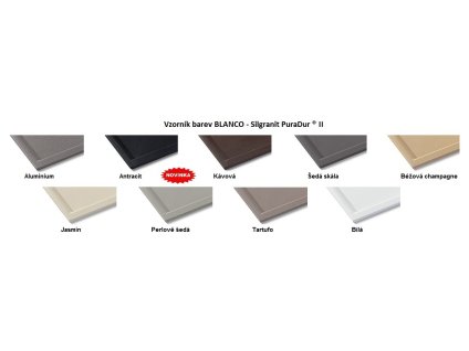 Blanco NOVA 6 S Silgranit šedá skála oboustranné provedení s excentrem