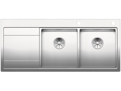 Blanco DIVON II 8 S-IF InFino Nerez hedvábný lesk dřez vpravo s excentrem