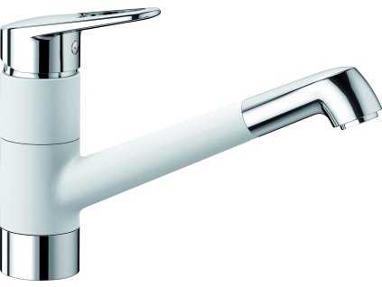 Blanco NOTIS HD Silgranit-look dvoubarevná bílá/chrom