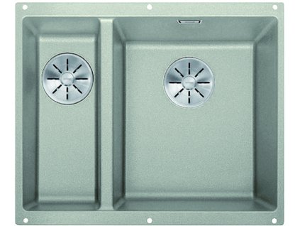 Blanco SUBLINE 340/160 U InFino Silgranit perlově šedá bez táhla dřez vpravo