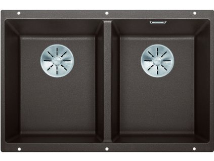Blanco SUBLINE 350/350 U InFino Silgranit káva bez táhla