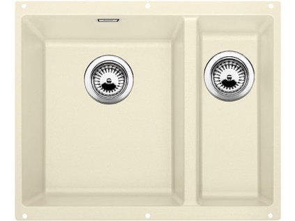 Blanco SUBLINE 340/160 U Silgranit jasmín bez táhla dřez vlevo