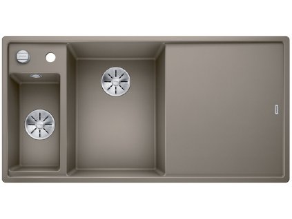 Blanco AXIA III 6 S InFino Silgranit tartufo sklen.kráj.deska dřez vlevo s exc.