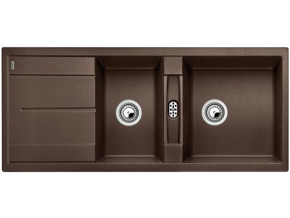Blanco METRA 8 S Silgranit kávová oboustranné provedení