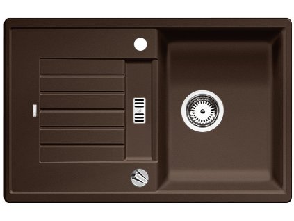 Blanco ZIA 45 S Silgranit kávová oboustranné provedení s excentrem