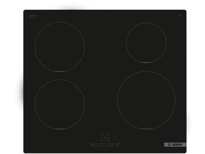 Serie | 4 Indukční varná deska 60 cm Černá, surface mount without frame PUE611BB5E