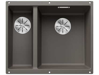 Blanco SUBLINE 340/160 U InFino Silgranit šedá vulkán dřez vpravo