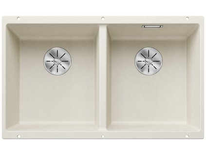 Blanco SUBLINE 350/350 U InFino Silgranit bílá soft bez táhla