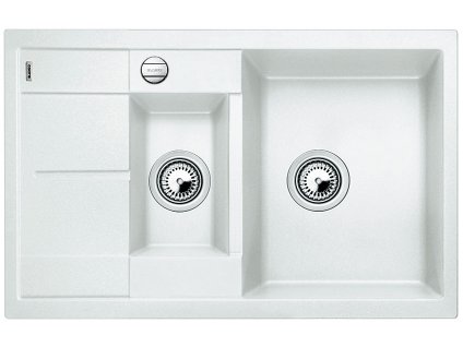 Blanco METRA 6 S Compact Silgranit bílá soft oboustranné provedení s excentrem