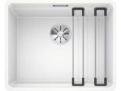 Blanco ETAGON 500 F InFino Silgranit bílá soft bez excentru s pojezdy