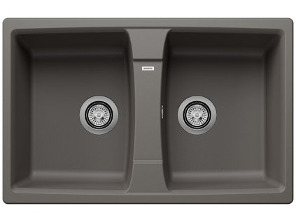 Blanco LEXA 8 InFino Silgranit šedá vulkán oboustranný bez excentru