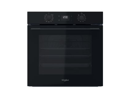 Vestavná elektrická trouba Whirlpool: černá barva, samočištění - OMK58HU1B