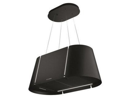 Ostrůvková digestoř BEAT XL BK MATT F80